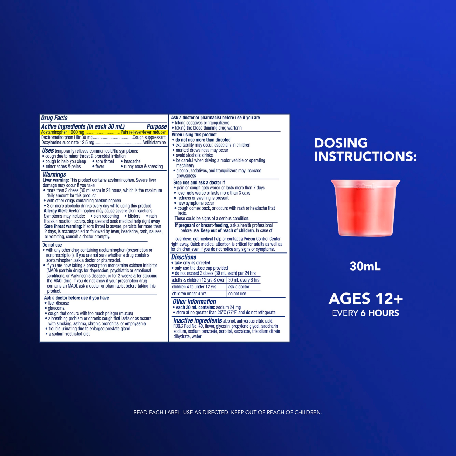 slide 3 of 8, Nyquil Intense Flu, 12 oz
