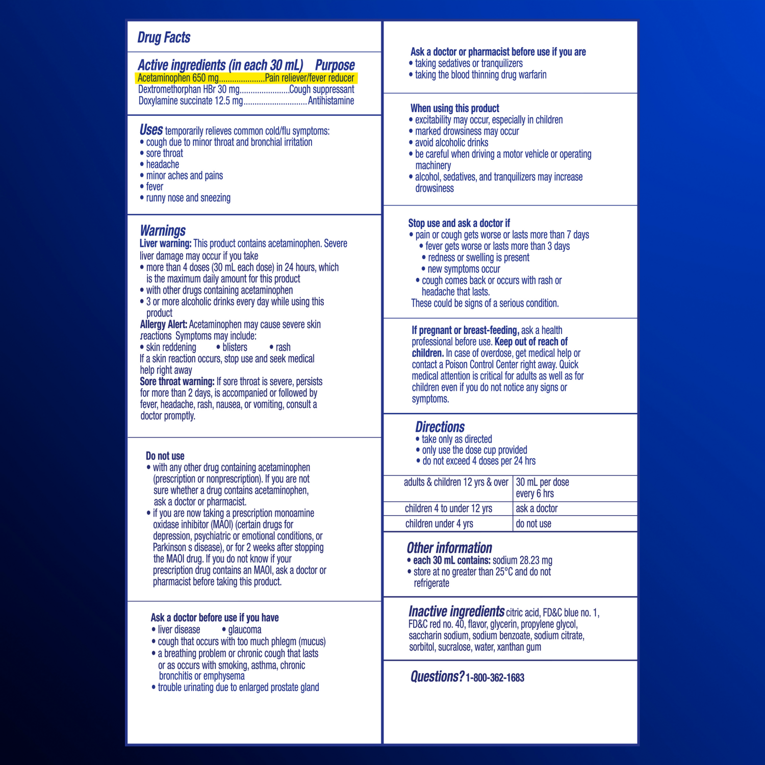 slide 4 of 5, Vicks Nyquil Max Strength High Blood Pressure Cold & Flu 8 fl oz, 8 oz