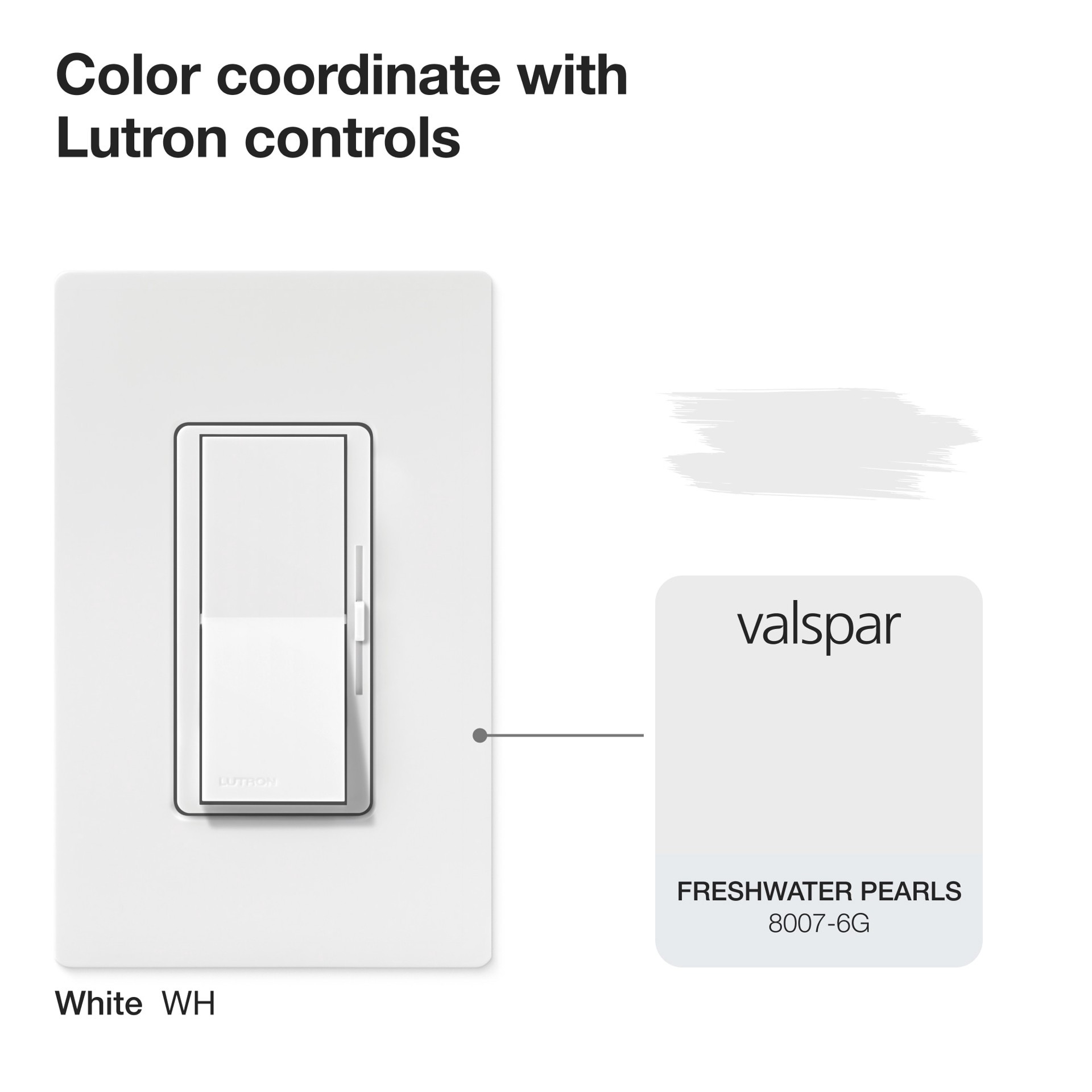 slide 6 of 6, Lutron Fassada 1 -Gang Standard Size Gloss White Plastic Indoor Screwless Toggle Wall Plate, 1 ct