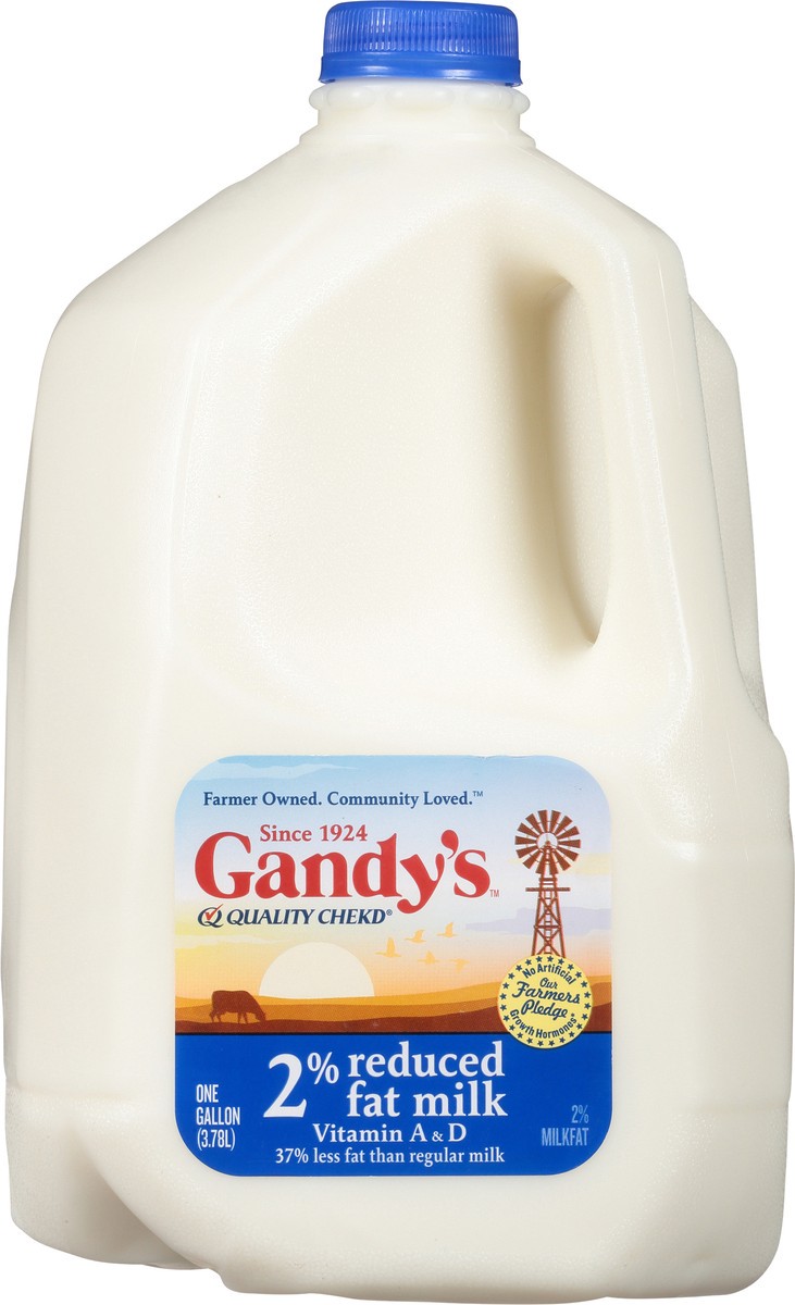 slide 13 of 14, Gandy's 2% Reduced Fat Milk 1 gal, 1 gal