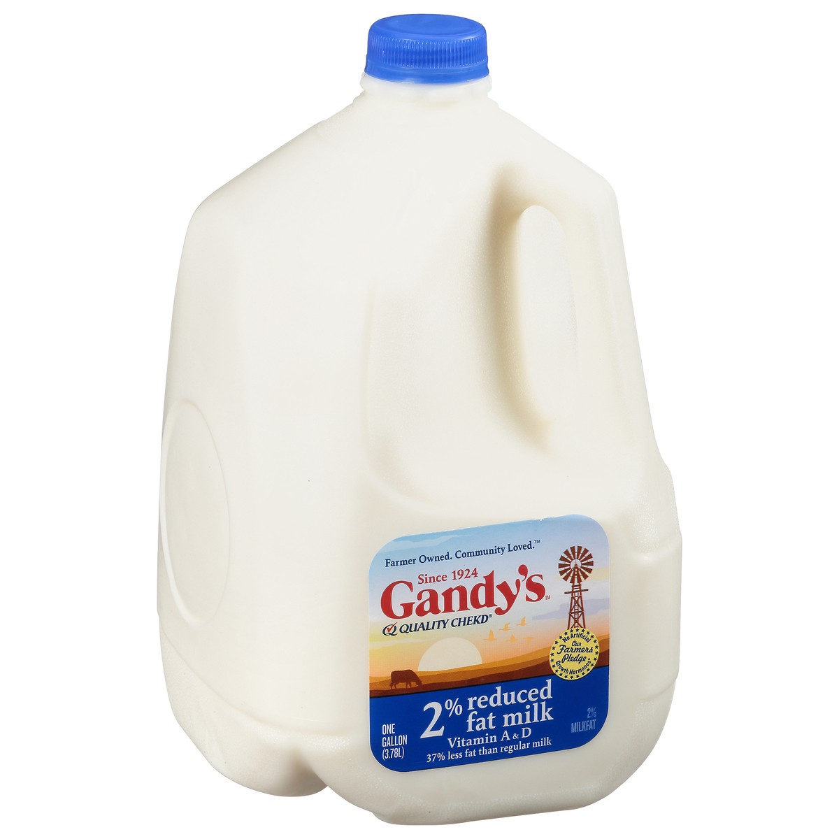 slide 4 of 14, Gandy's 2% Reduced Fat Milk 1 gal, 1 gal