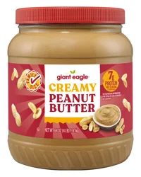 Giant Eagle Creamy Peanut Butter, Family Size