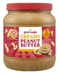 Giant Eagle Creamy Peanut Butter, Family Size