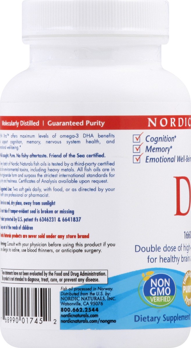 slide 4 of 11, Nordic Naturals Dha Xtra Omega-3, 60 ct