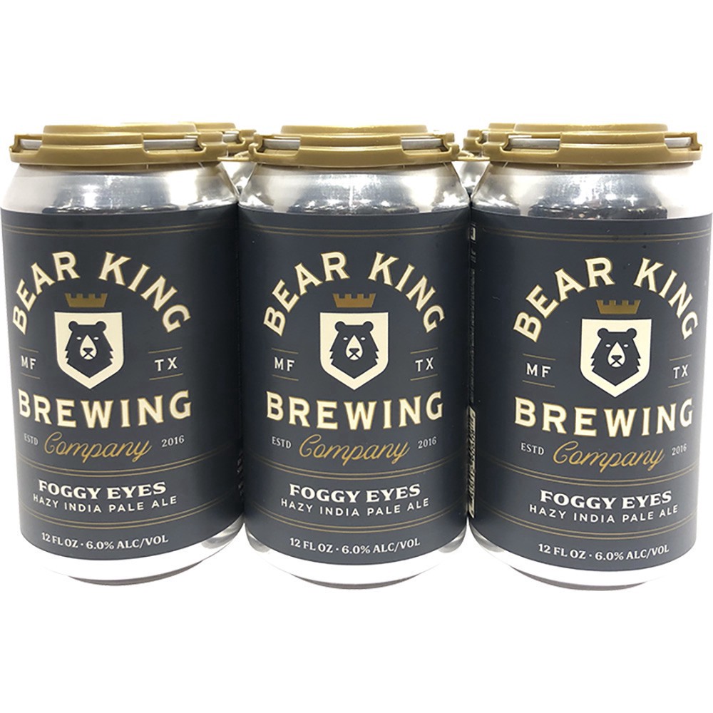 slide 1 of 1, Bear King Foggy Eyes Neipa, 6 ct; 12 oz
