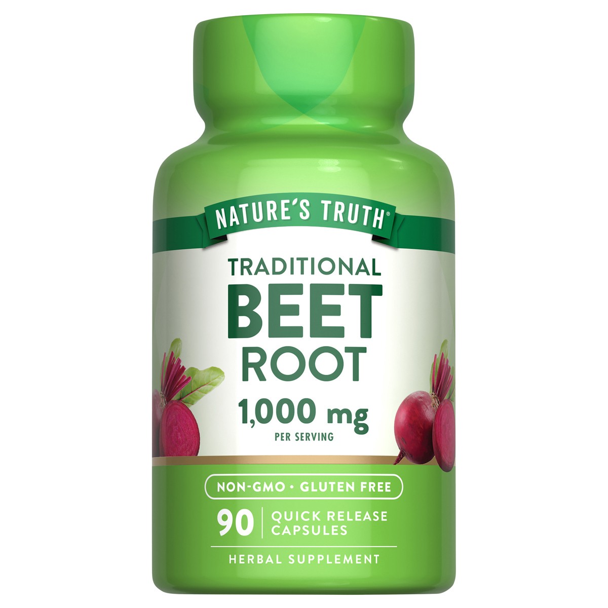 slide 1 of 1, Nature's Truth Beet Root 1,000 mg, 90 ct