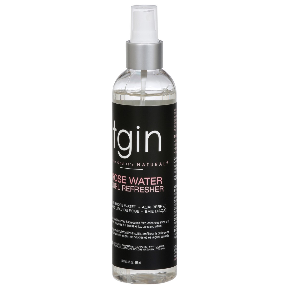 slide 13 of 13, TGIN Rose Water Curl Refresher 8 fl oz, 8 fl oz