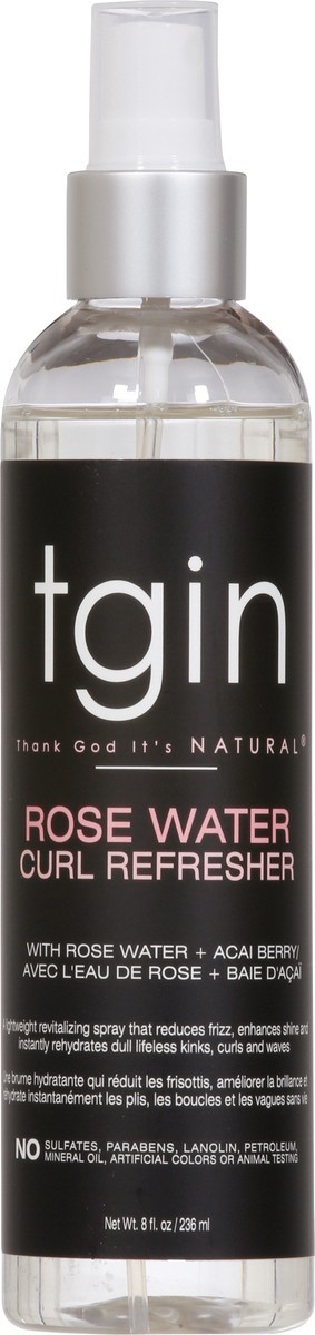 slide 12 of 13, TGIN Rose Water Curl Refresher 8 fl oz, 8 fl oz