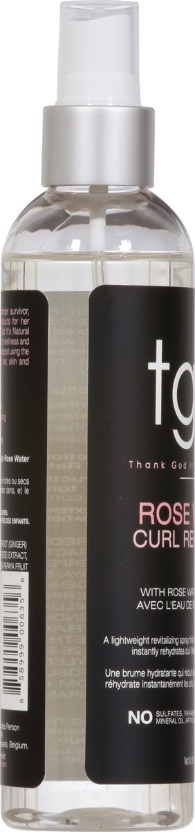 slide 6 of 13, TGIN Rose Water Curl Refresher 8 fl oz, 8 fl oz
