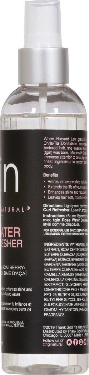 slide 5 of 13, TGIN Rose Water Curl Refresher 8 fl oz, 8 fl oz