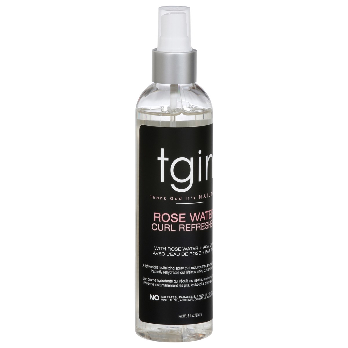 slide 11 of 13, TGIN Rose Water Curl Refresher 8 fl oz, 8 fl oz