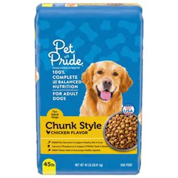 Pet Pride Chunk Style Chicken Flavor Dog Food
