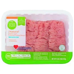 Simple Truth Natural Ground Turkey Patties 93% Lean