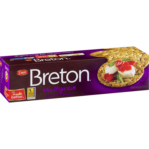 slide 2 of 15, Breton Crackers Multigrain, 8.8 oz