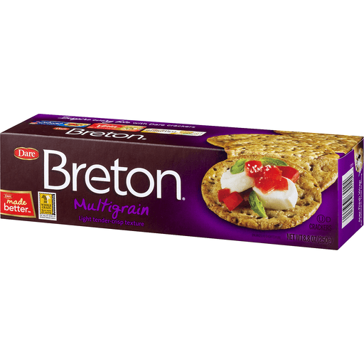 slide 4 of 15, Breton Crackers Multigrain, 8.8 oz