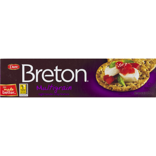 slide 3 of 15, Breton Crackers Multigrain, 8.8 oz