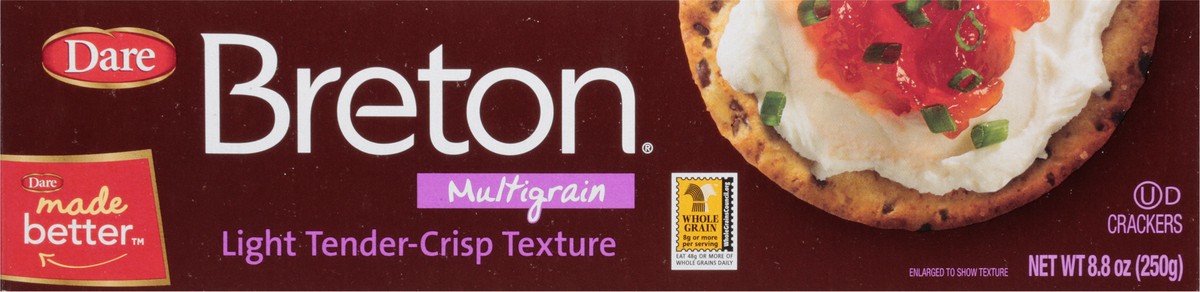 slide 1 of 15, Breton Crackers Multigrain, 8.8 oz