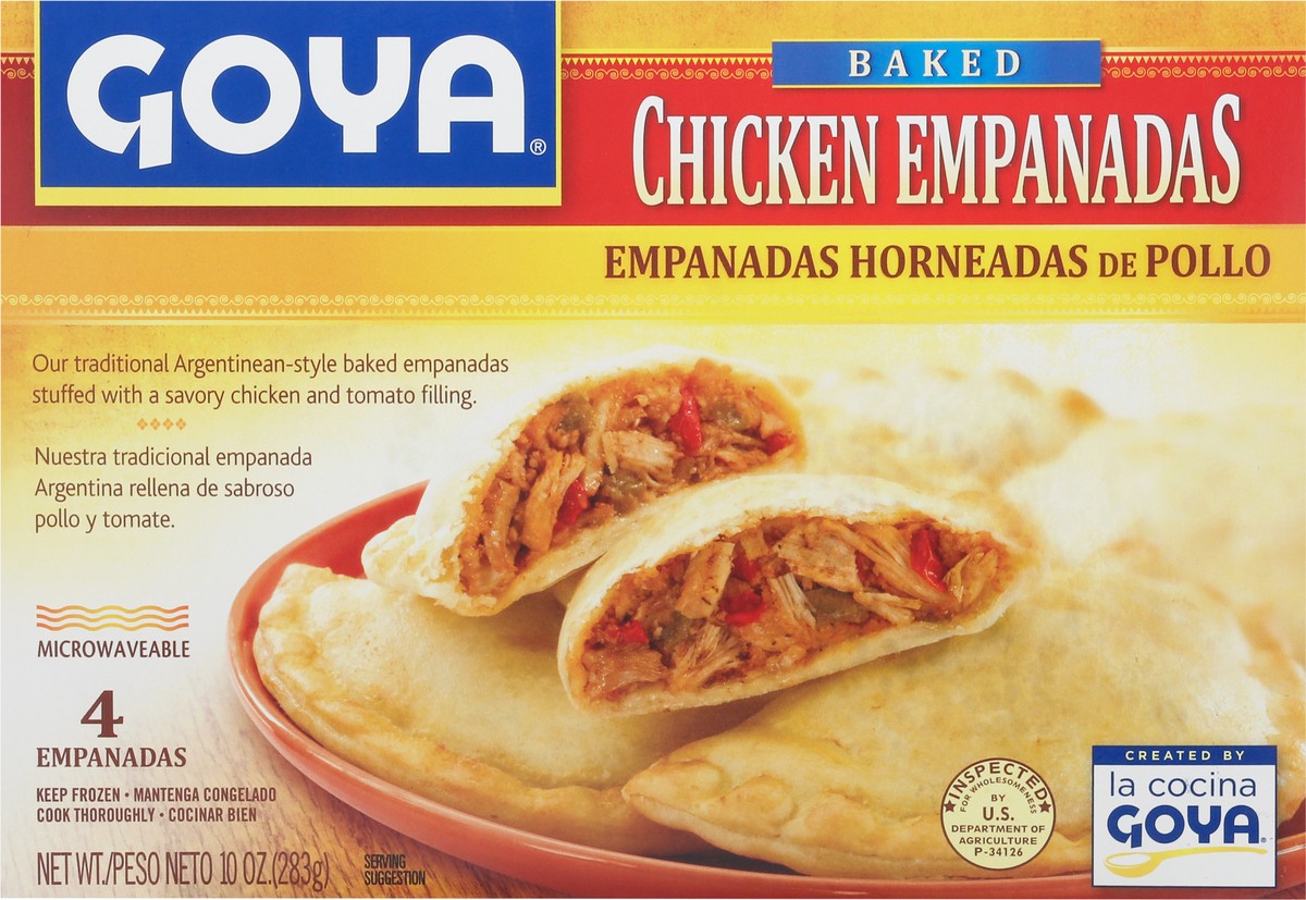 slide 1 of 14, Goya Bake Empanadas Chick, 10 oz