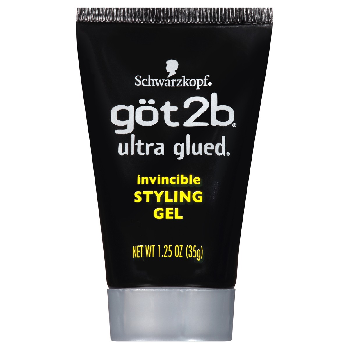 slide 1 of 4, göt2b Ultra Glued Invincible Styling Hair Gel, 1.25 oz Trial & Travel Size, 1.25 oz