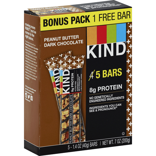 slide 1 of 1, KIND Bars 5 ea, 5 ct