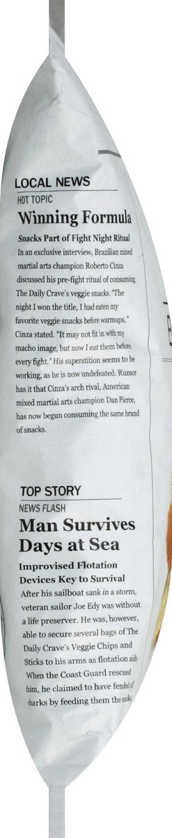 slide 3 of 5, The Daily Crave Veggie Chips, 1 ct