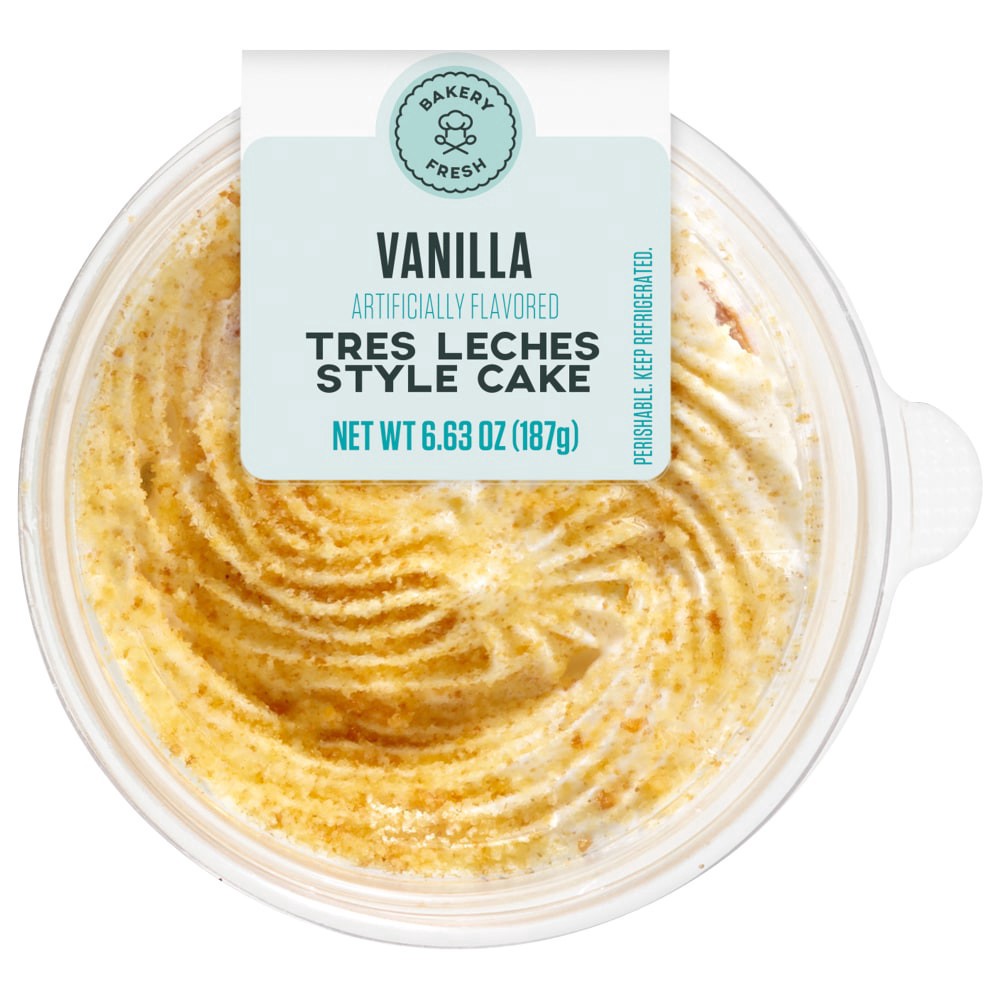 slide 1 of 2, Bakery Fresh Goodness Vanilla Tres Leches Style Cupcakes, 6.63 oz