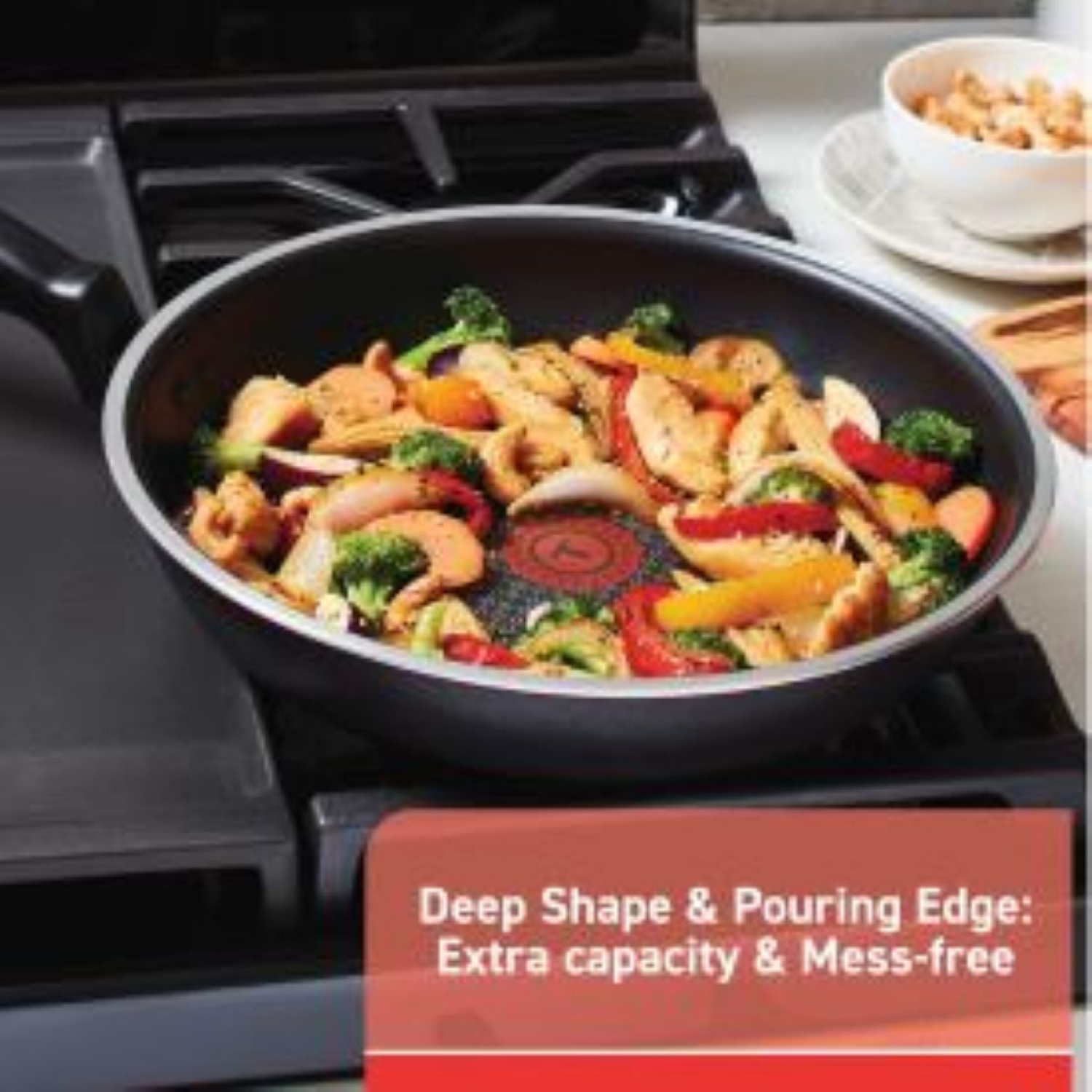 slide 3 of 5, T-fal Fry Pan Set, 2 Piece, Comfort, 9.5 Inches & 11 Inches, 1 ct