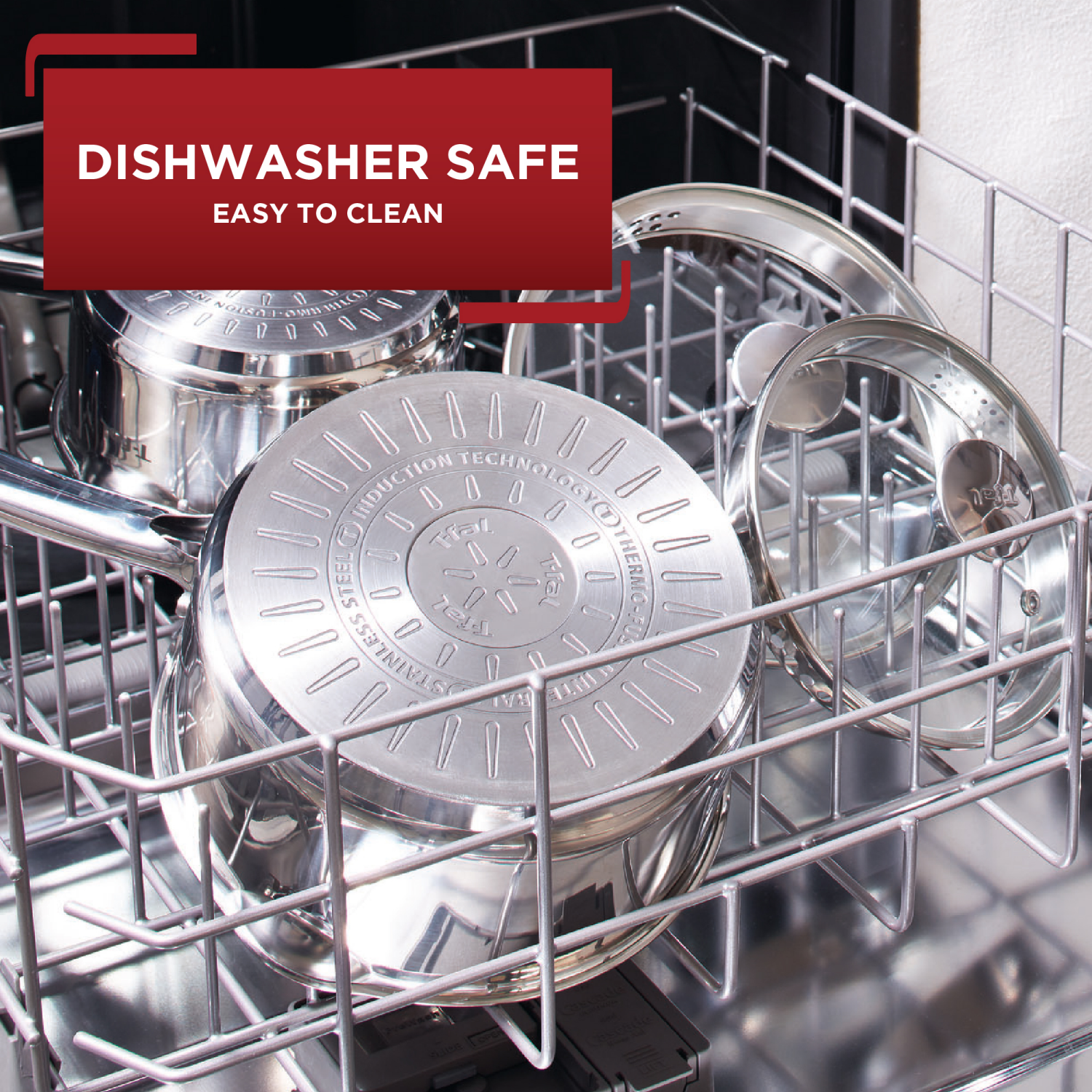 slide 3 of 5, T-Fal Cook & Strain Stainless Steel Saucepan, 3 qt