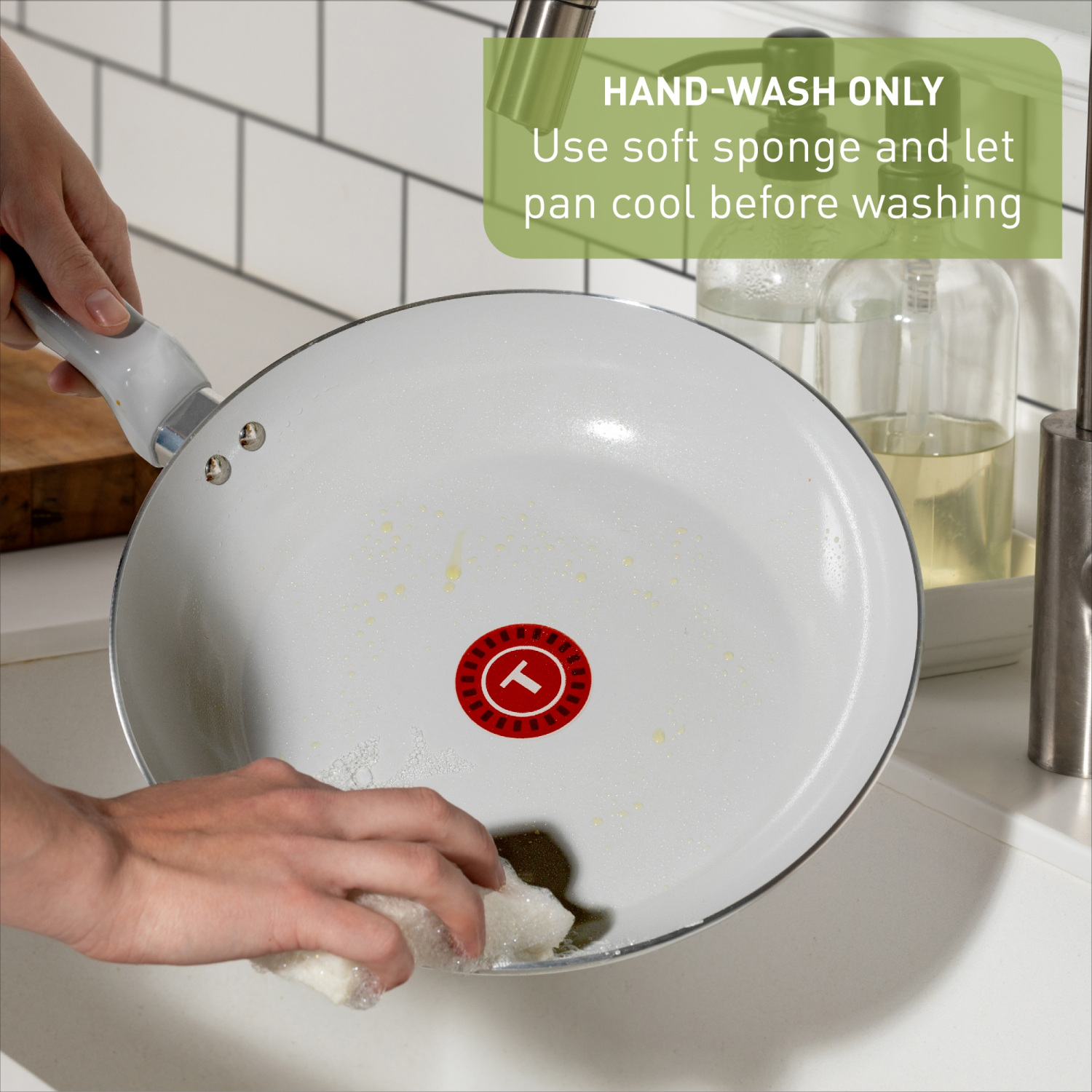 slide 3 of 5, T-fal Ceramic Non Stick Covered Saucepan 1 ea, 1 ct