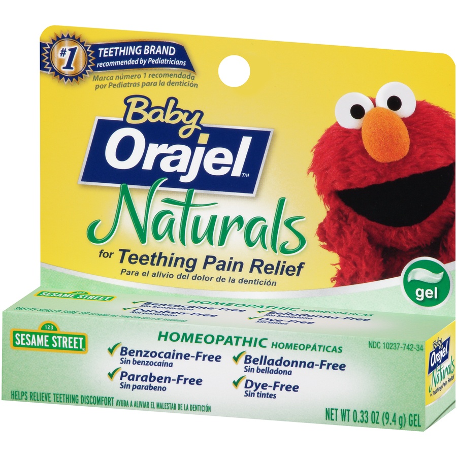 slide 4 of 7, Orajel Teething Pain Relief 0.33 oz, 0.33 oz