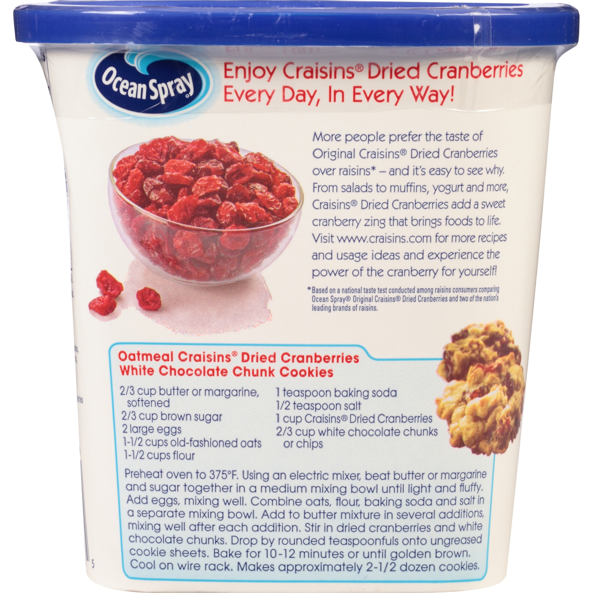 slide 6 of 8, Ocean Spray Craisins Dried Cranberries Original, 18 oz
