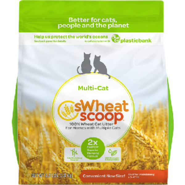 slide 1 of 1, Swheat Scoop Multi Cat, 8.5 lb