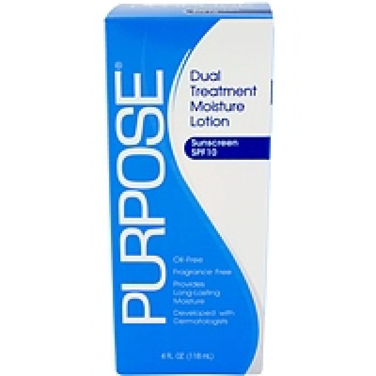 slide 1 of 1, Purpose Dual Treatment Moisture Lotion SPF 15, 4 oz