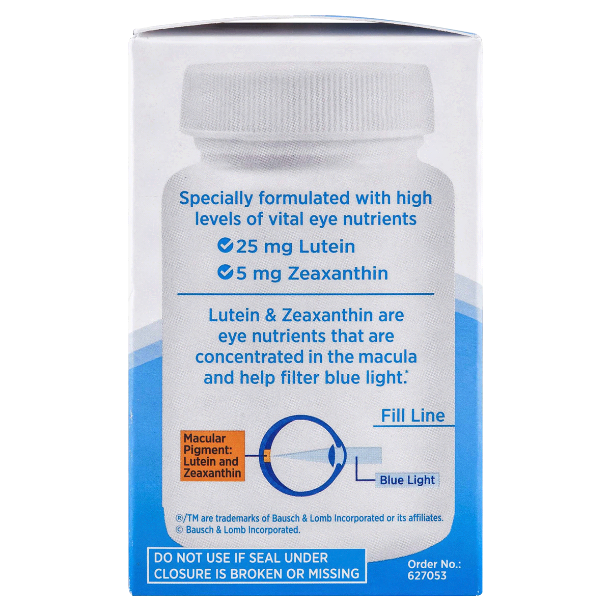 Bausch + Lomb Ocuvite Lutein & Zeaxanthin Supplement, Blue Light 30 ct