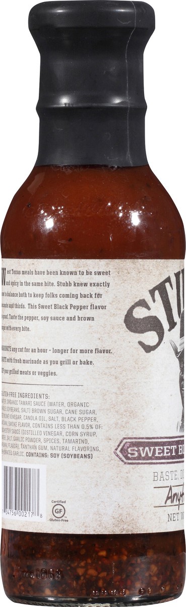 slide 2 of 7, Stubb's Sauce - Sweet Black Pepper, 12 oz