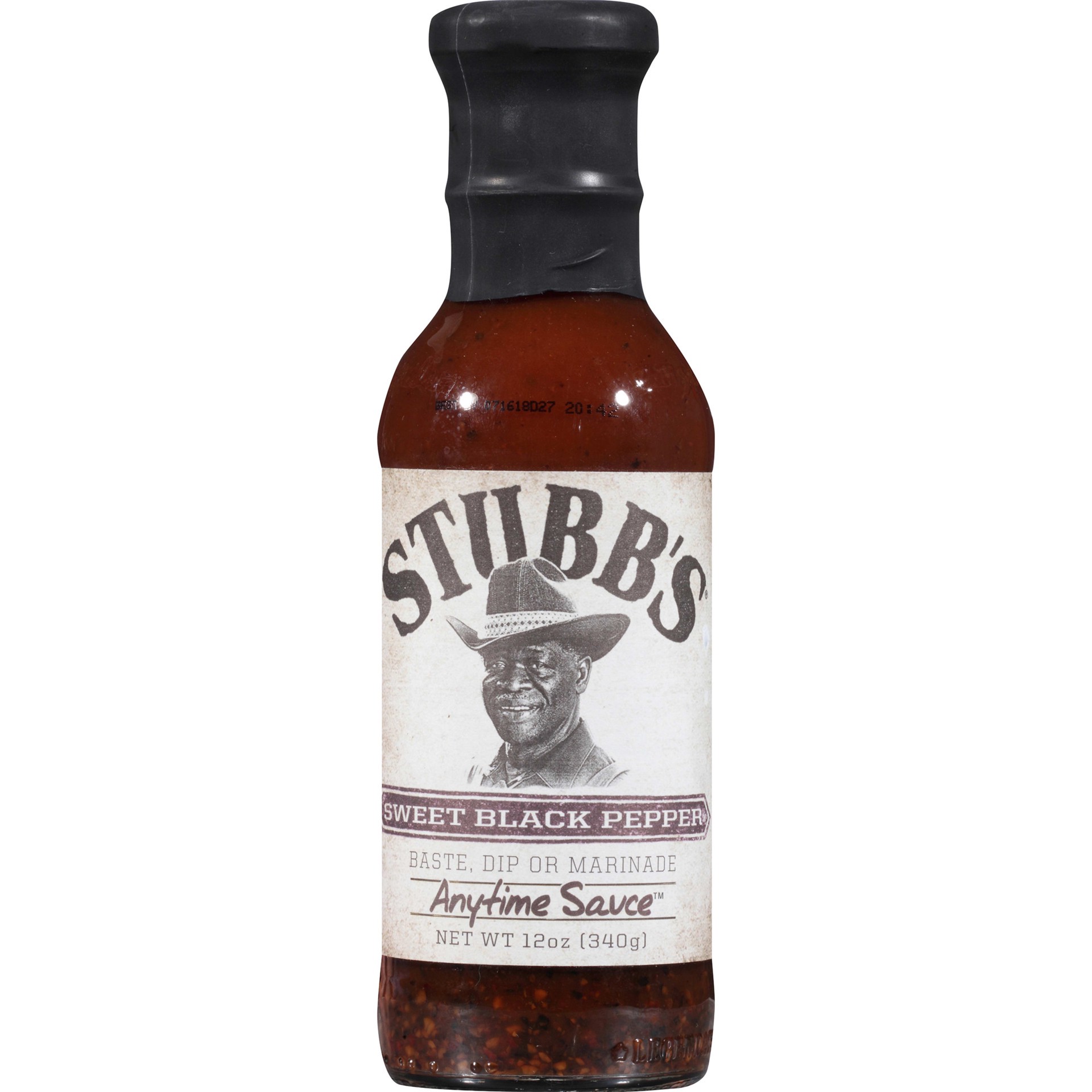 slide 1 of 7, Stubb's Sauce - Sweet Black Pepper, 12 oz