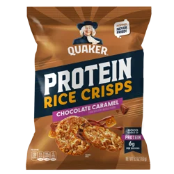 Quaker Rice Crisps Protein Chocolate Caramel 5.2 Oz