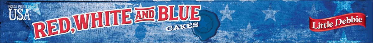 slide 5 of 11, Little Debbie Snack Cakes, Little Debbie Family Pack Red, White and Blue Cakes (choc), 10 ct