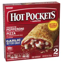 Hot Pockets Premium Pepperoni Pizza Frozen Snacks 9 oz.