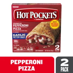 Hot Pockets Premium Pepperoni Pizza Frozen Snacks