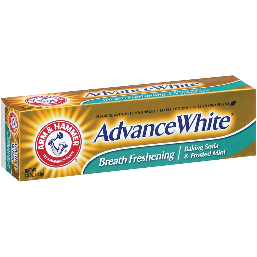 slide 2 of 3, ARM & HAMMER Toothpaste, Fluoride Anti-Cavity, Tartar Control, Fresh Mint, 4.3 oz