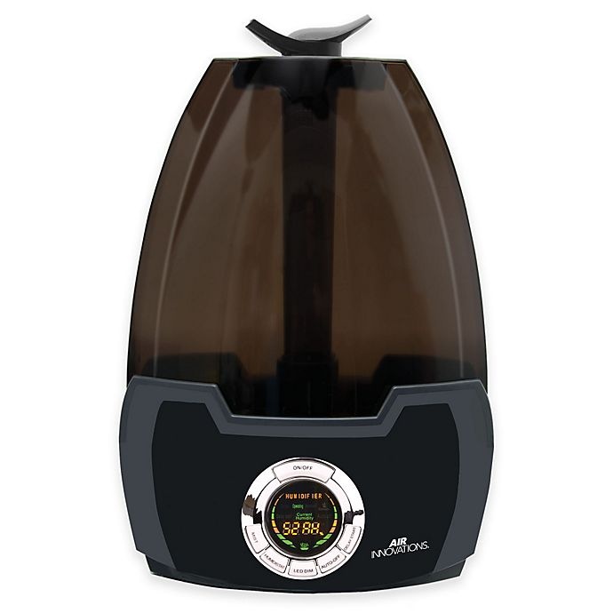 slide 1 of 1, Air Innovations Clean Mist Digital Humidifier - Black, 1.6 gal