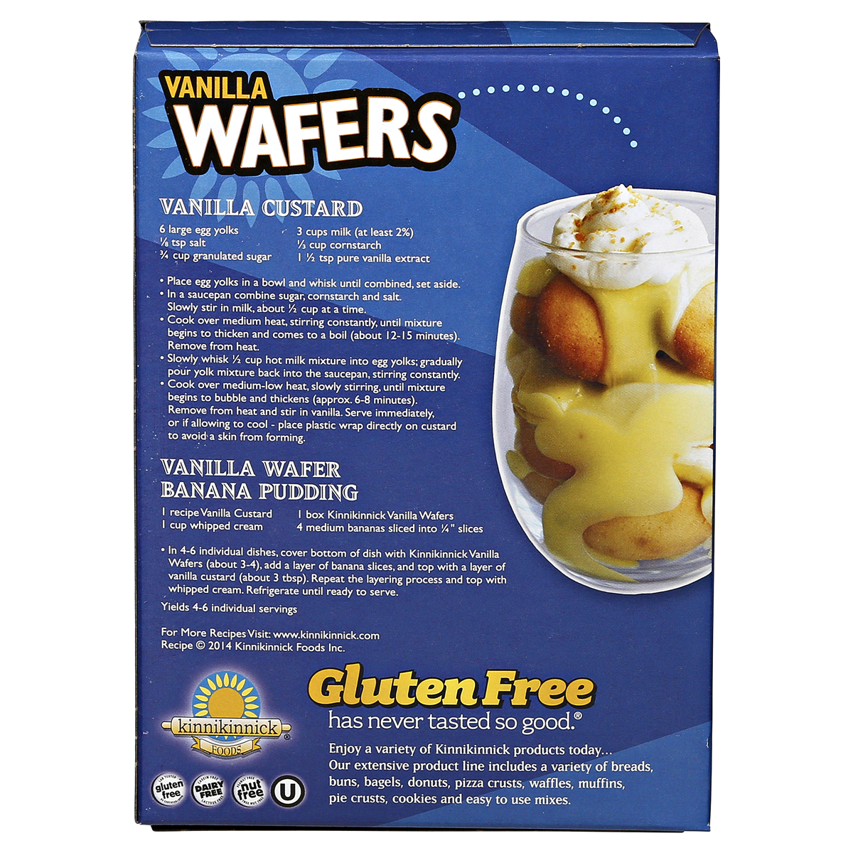 slide 2 of 4, Kinnikinnick Foods Gluten Free Vanilla Wafers, 6.3 oz