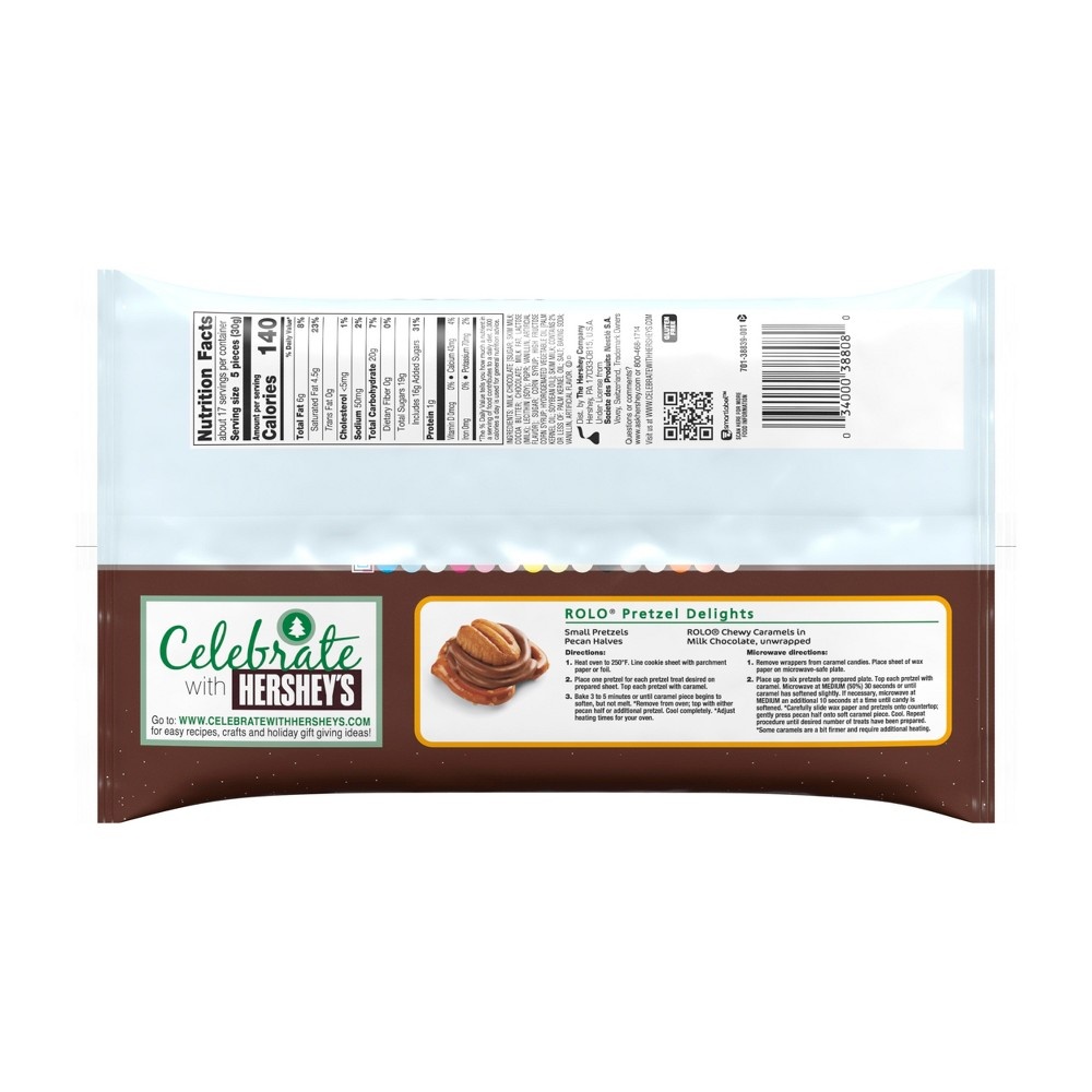 slide 2 of 4, Rolo Holiday Chewy Caramels In Milk Chocolate, 18.5 oz