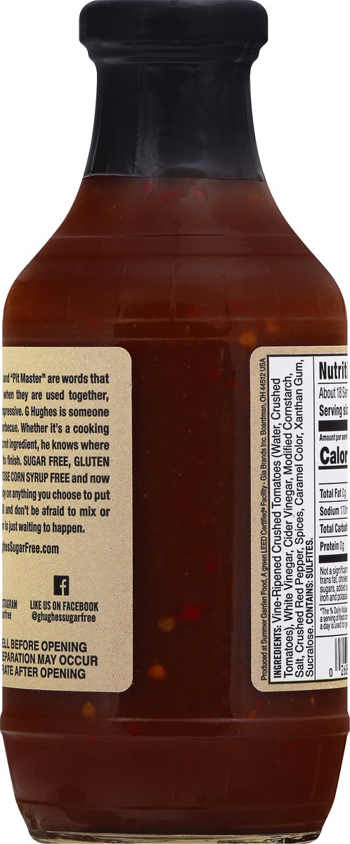 slide 6 of 12, G Hughes Sugar Free Carolina Style BBQ Sauce 17 oz, 17 oz
