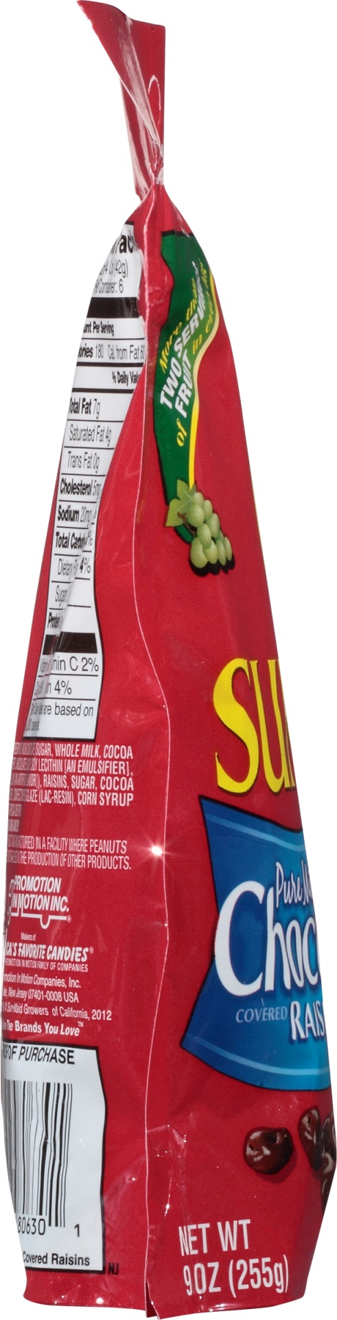 slide 2 of 6, Sun Maid Pure Milk Chocolate Covered Raisins, 9 oz