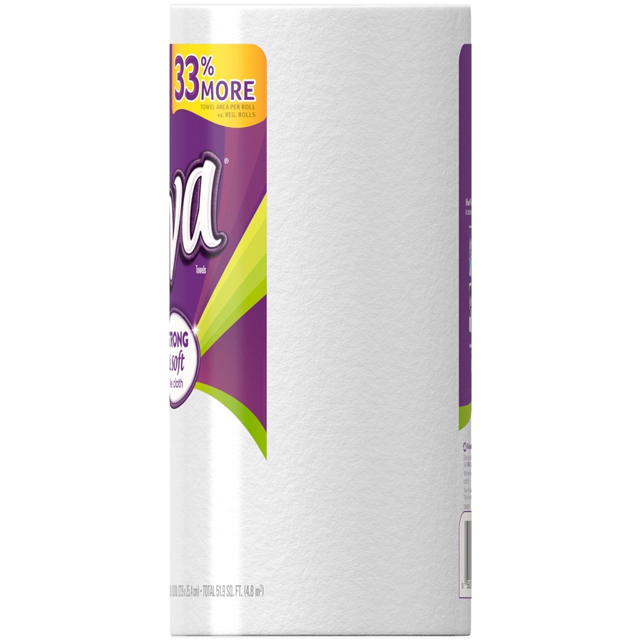 slide 3 of 3, Viva Paper Towels, White, 1-Ply, 1 ct