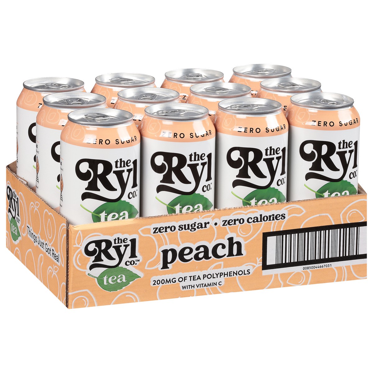 slide 2 of 4, Ryl Iced Tea Peach, 12 ct; 16 oz