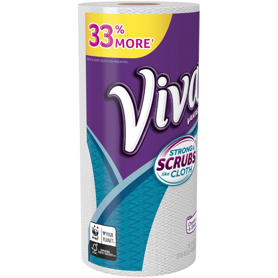 slide 2 of 3, Viva Vantage Towel, 102 ct