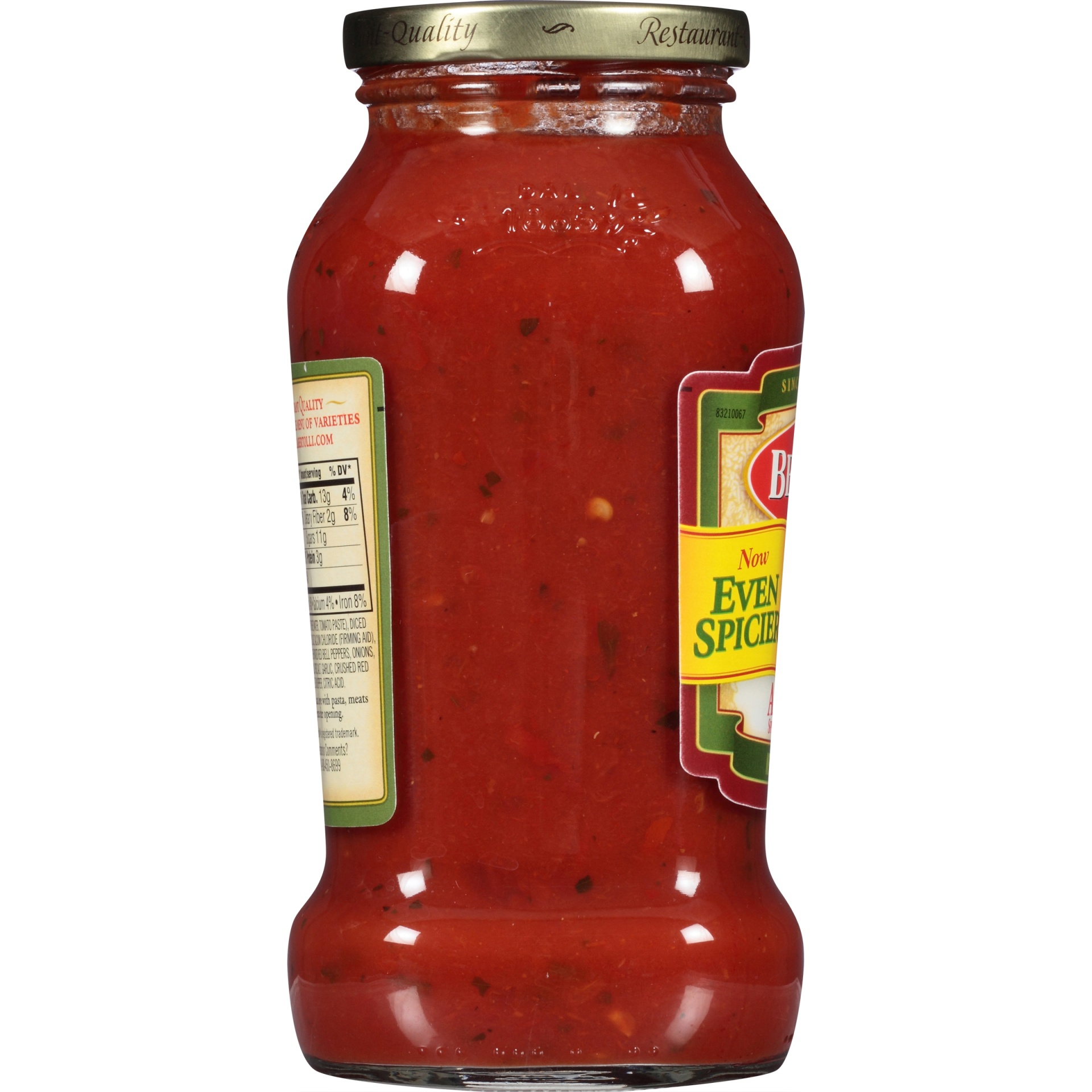 slide 4 of 8, Bertolli Sauce, Arrabbiata, Spicy Tomato & Red Pepper, 24 oz